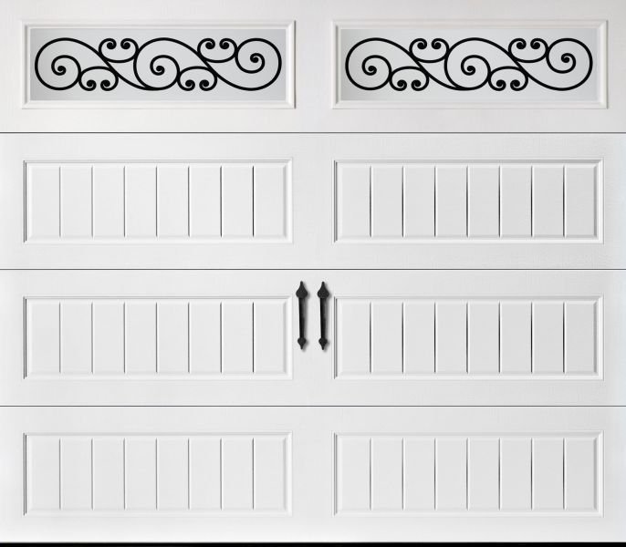 LP Bead Board - LP Trellis — single-car Amarr door