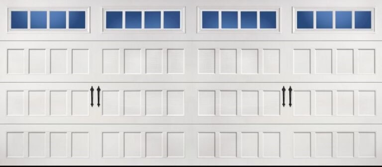 Recessed - Long Panel Thames — double-car Amarr door