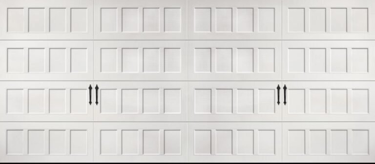 Recessed - Recessed — double-car Amarr door